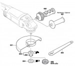 Bosch 3 601 H55 100 Gws 26-180 H Angle Grinder 230 V / Eu Spare Parts